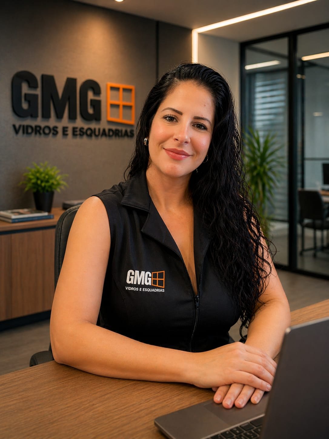 Camila, atendimento GMG Esquadrias